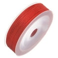 thumbnail image 3 of Unique Bargains Twisted Nylon Twine Thread Beading Cord 1.5mm 20M/65 Feet Extra Strong Braided Nylon String, Red, 3 of 6