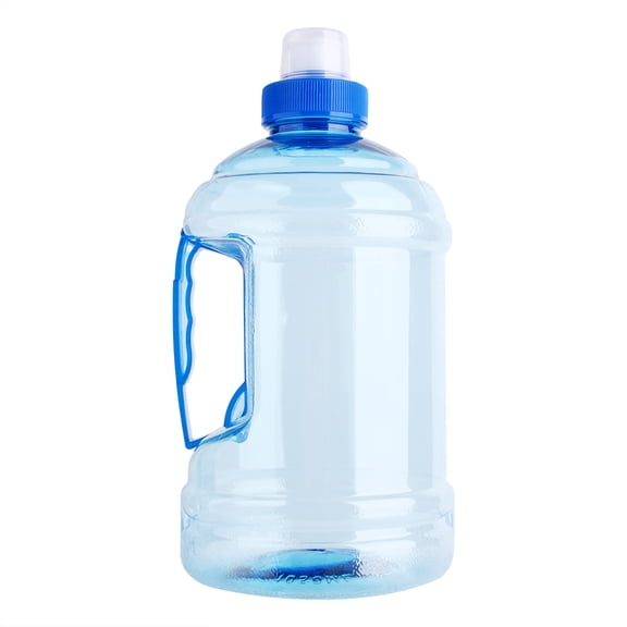 Water Bottle, Blue 1L Practical Sports  With Handle And Push For Picnic For Playing Basketball