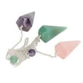 thumbnail image 4 of Pendentif Quartz, Pendentif Décoratif Élégant Sculpté à la Main 3 Pcs pour Cadeaux, 4 of 8