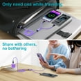thumbnail image 5 of USB Charger Block,1Pack 2-in-1 Android&iPhone Multi Charging Cable Type C Charging Cord 4FT&1Pack USB Wall Charger Adapter iPhone Charger USB-C Cable Fast Charging Block Compatible for iPhone Android, 5 of 7