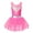 Pink, variant on Kids Girls Sequin Ballet Dress Gymnastics Leotard Dance Dress Jazz Dancing Party Performing Dancewear