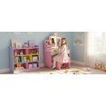 thumbnail image 3 of Ktaxon Kids' Vanity Table and Stool Set, Lighted Makeup Dressing Set w/ Mirrors & Drawer, Pink, 3 of 8