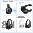 thumbnail image 4 of Outoloxit P11 Wireless Bluetooth Over-Ear Headphones with FM Radio, 4 of 7