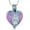 Rainbow, variant on Heart Cremation Jewelry for Pet Ashes Dog Cat Urn Necklace for Ashes Keepsake Memorial Ashes Necklace for Dog Cat Pet Mini Keepsake Urn