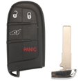 thumbnail image 1 of Sip22 Blade Smart Remote Car Key Shell Fob For Jeep Renegade Compass 3/4/5 Buttons Suv Keyless Entry Fob Case, 1 of 1