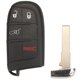 thumbnail image 1 of 2/3/4/5btn Remote Smart Car Key Case Shell With Uncut Sip22 Blade For Jeep Compass 2017+ Renegade 2015+ Replacement, 1 of 1