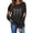 Black Sweatshirts, variant on Jsaierl Halloween Sweatshirts for Women Cute Ghost Print Pullovers Stretch Holiday Crewneck Long Sleeve Sweater Tops Halloween Party Supplies, Sizes S-2XL