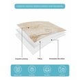 thumbnail image 5 of Beige Marble Full Size Down Alternative Comforter, Lightweight Comforter Quilt Bedding Set with Pillow Shams Chic Neutral Minimalist Fluid Aesthetic All Seasons Bed Comforter Duvet Insert 78"x90", 5 of 7