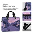 thumbnail image 4 of FORMRS 16" Laptop Sleeve Bag Carrying Case with Handle Travel Shoulder Briefcase, Black Cat Walking, 4 of 8
