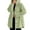 1-Green, variant on QHFBli Womens Winter Linened Hoodies Long Sleeve Button Down Jackets with Pockets Oversized Sherpa Fuzzy Warm Coats