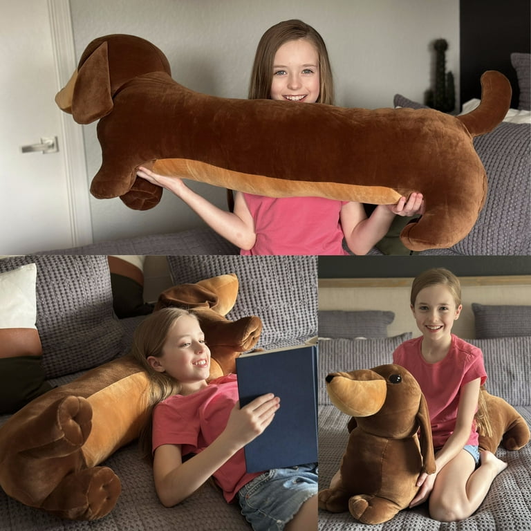 Giant Dachshund Dog Stuffed Animal Body Pillow photo 3