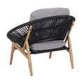 thumbnail image 3 of Outdoor Lounge Chair, Papasan Style with Grey Cushion, Dark Grey Wicker and Iron Frame, Water-Resistant Fabric for Outdoor Patio Garden Balcony, Single Chair, 3 of 10