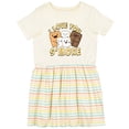 thumbnail image 3 of Inktastic I Love You S'more Girls Toddler Dress, 3 of 5