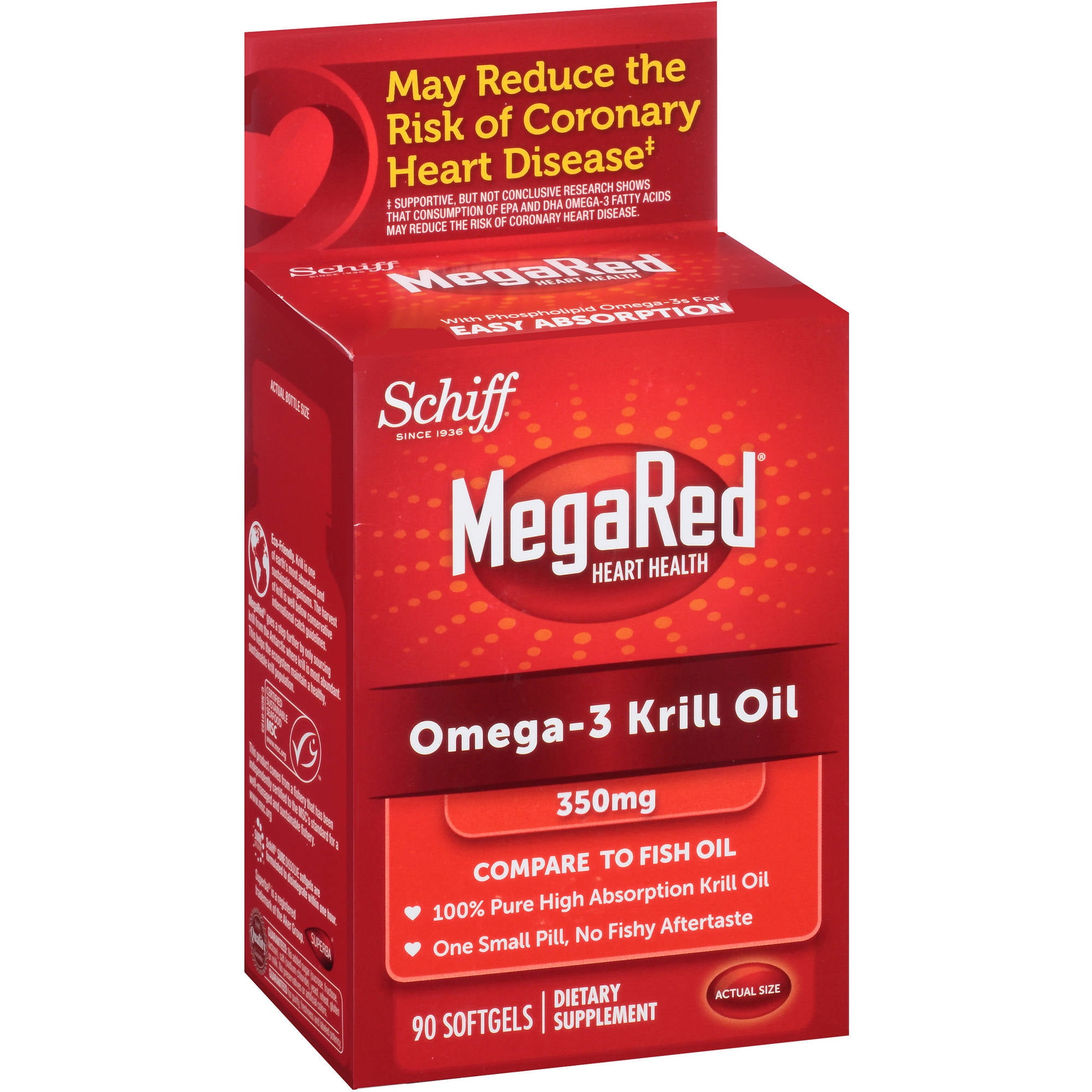 MegaRed Ultra Strength Omega3 Oil, 350 Mg, 90 Ct