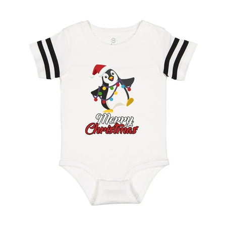 

Inktastic Merry Christmas Penguin Gift Baby Boy or Baby Girl Bodysuit