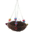 thumbnail image 3 of Juguete colgante para pájaros, nido de pájaros, jaula colgante, juguete para pájaros, juguete para loros, máxima confiabilidad Jadeshay A, 3 of 8