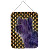 Skye Terrier Candy Corn Halloween Portrait Wall or Door Hanging Prints