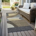 thumbnail image 6 of Addison Rugs Chantille Indoor/Outdoor Transitional Mid Century Brown Washable Runner Rug, 2'3" x 7'6", 6 of 6