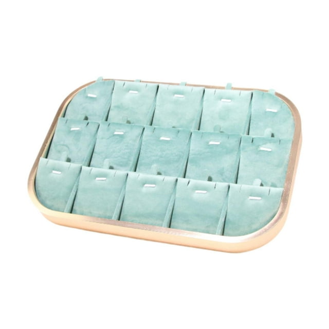 Bandeja de joyería de aleación de aluminio para cajón, soporte de joyería para mostrador de tienda Bandeja colgante
