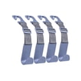 thumbnail image 2 of 4 ganchos para reposacabezas de coche, colgadores de almacenamiento, accesorios automotrices portátiles, fáciles de usar. Gris, 2 of 8