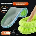thumbnail image 1 of Plantillas de zapatos suaves 4D para pies, plantilla para fascitis Plantar, soporte para arco, inserciones ortopédicas, almohadillas deportivas para zapatos con absorción de impacto, 1 par, 1 of 5
