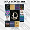 thumbnail image 2 of Initial Letter Throw Blanket 50"x60" Flannel Plush Monogram Monogrammed Blanket for Bed Couch Sofa Chair for Her Girls Women Aesthetic Cute Flower Floral Soft Warm Birthday (Letter-K), 2 of 5