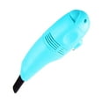 thumbnail image 2 of AuroraX Desk Vacuum Cleaner,Cordless Keyboard Mini Lightweight Hand Vacuum Cleaner,Powerful Suction Rechargeable(Blue), 2 of 6
