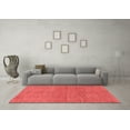 thumbnail image 3 of Ahgly Company Indoor Rectangle Abstract Red Modern Area Rugs, 2' x 5', 3 of 4