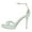 Green, variant on FSJ Women Open Toe Rhinestone Strappy Sandals Ankle Strap Stiletto High Heels Sparkly Night Evening Platform Shoes Size 9 White
