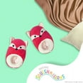 thumbnail image 6 of Squishmallow Fifi The Fox Dual Sizes Women'S Slippers., Hot Pink Cream, 9, 10, 6 of 13