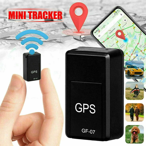 Tracker Monthly Fee, GF07 Mini GPS Real Time Car Locator, Standby Portable Real-Time Positioning Device for Kids Elder Pets (Black) - Walmart.com
