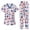 01-Light Blue, variant on 250th Anniversary USA Scrubs Set for Women, 4th of July V-Neck Short Sleeve Top & Pants, Soft Breathable Medical Uniform with Pockets for Nurses & Caregivers 01-Dark Blue XL