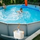 thumbnail image 1 of Cesta de almacenamiento para piscinas elevadas | Portabebidas y juguetes de gran capacidad | Blanco, gris, rosa y azul | Fácil instalación con clip para piscinas con estructura, 1 of 5