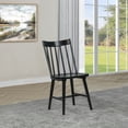 thumbnail image 2 of Middleton Solid Wood Dining Side Chair Black (Set of 2), 2 of 12