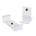 thumbnail image 3 of Clear Adjustable Trading Card Mount & Display Shelf Stand for Graded Collectibles | PS Material, Fits 4.75"-6.25" Cards | Wall or Shelf Mount for Living Room, Office, Game Room Decor, 3 of 14