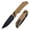 Bronze, variant on Tenable Eaglestrike Cross Bar Lock 3.73'' Black Stonewashed Nitro V Blade,Aluminum Handle,B1095V5