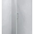 thumbnail image 4 of Genius Frameless Shower Door plus W57' - 61'' * H76'' side panel in Chrome premium hardware finish, low iron tempered glass included(58''), 4 of 6