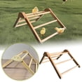 thumbnail image 1 of Portable Detachable Chicken Stand For Outdoor Use Durable Wood Pet Roosting Platform Small Poultry Coop Accessory, 1 of 7