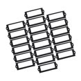 thumbnail image 1 of GUOOL 20x File Label Holder Metal Frame Handle Drawer Tag Pull Hardware for Drawer Box Black, 1 of 9