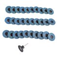 thumbnail image 1 of MasteelfCA 31 Pcs Professional Flap Discs Sanding Disc Grinding Wheels Angle Blades, 1 of 7