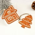 thumbnail image 6 of comerut Wooden Christmas Decor Gingerbread Man Easy Install Eco-friendly Fine Workmanship Tree Hanger Christmas Ornament, 6 of 7
