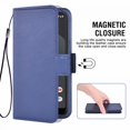 thumbnail image 1 of Mobile Phone Cover Pixel 3xl 3 Card Slots Bag Leather Protective Cover with Magnetic Closure Blue, 1 of 7