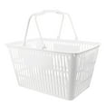 thumbnail image 1 of 1pc Storage Basket Portable Bathroom Toiletries Organizer Shopping Basket Random Color, 1 of 9