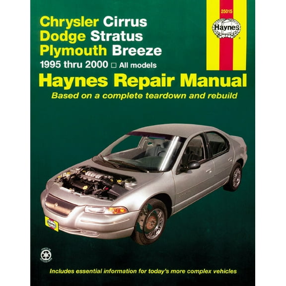 Chrysler Cirrus, Dodge Stratus, Plymouth Breeze (95-00) Haynes Repair Manual ^