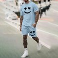 thumbnail image 1 of WILLBEST Pantalones Cortos Deportivos para Hombre, Informales, de Verano, Holgados, Cómodos, Transpirables, para Exteriores, con Camisetas, 1 of 5