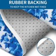 thumbnail image 4 of Pioneer Flower Floral Print Pattern Bathroom Rugs Sets 3 Piece,Toilet Cover Set,Absorbent Non Slip Bathroom Mats Sets with U-Shaped Contour Rug Toilet Rug Set, 4 of 5