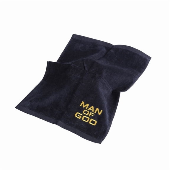 Pastor Towel Man of God Black Cotton, (Hardcover)