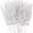 White, variant on 20 Fall Artificial Flowers with Eucalyptus Leaves, Faux Eucalyptus Stems and Branches for Floral Arrangements, Weddings, Home, Garden, Table Centerpieces and Party Decorations