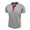 Grey, variant on Men's Casual Short Sleeve Shirt - Lightweight Polyester-Spandex, Three-Button Placket, Sizes (S-XXL), Summer Versatile Wear