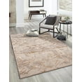 thumbnail image 1 of LaDole Rugs 4x6 ft Luxury Abstract Area Rug | Small Carpet For Bedroom, Living Room, Kitchen, Entry Way, Indoor Floor Décor | Copper Beige Brown, 1 of 5